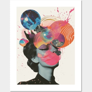 Cosmic Dreams: Abstract Portraiture of a Mind in the Universe Posters and Art